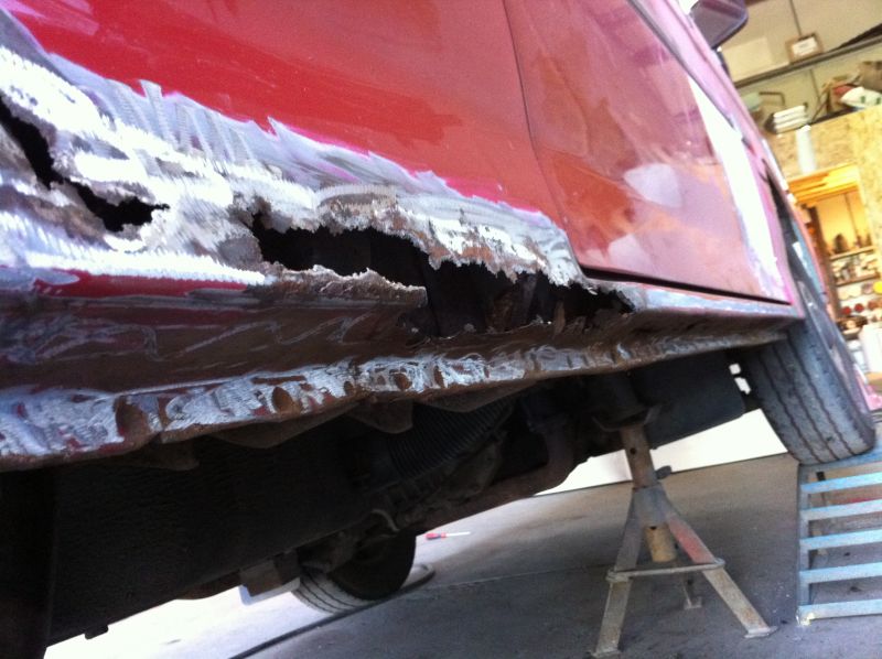 Van body work repairs